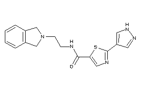 N-(2-isoindolin-2-ylethyl)-2-(1H-pyrazol-4-yl)thiazole-5-carboxamide