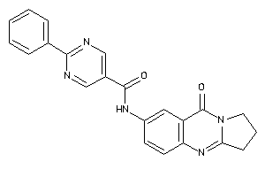 N-(9-keto-2,3-dihydro-1H-pyrrolo[2,1-b]quinazolin-7-yl)-2-phenyl-pyrimidine-5-carboxamide