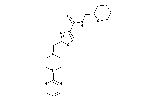 2-[[4-(2-pyrimidyl)piperazino]methyl]-N-(tetrahydropyran-2-ylmethyl)oxazole-4-carboxamide