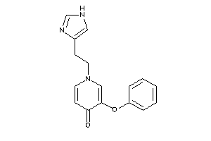 1-[2-(1H-imidazol-4-yl)ethyl]-3-phenoxy-4-pyridone