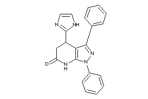 4-(1H-imidazol-2-yl)-1,3-diphenyl-5,7-dihydro-4H-pyrazolo[3,4-b]pyridin-6-one