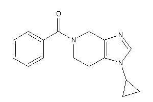 (1-cyclopropyl-6,7-dihydro-4H-imidazo[4,5-c]pyridin-5-yl)-phenyl-methanone