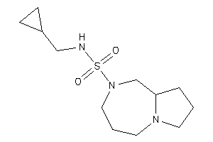 N-(cyclopropylmethyl)-1,3,4,5,7,8,9,9a-octahydropyrrolo[1,2-a][1,4]diazepine-2-sulfonamide