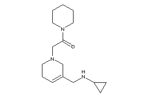 2-[5-[(cyclopropylamino)methyl]-3,6-dihydro-2H-pyridin-1-yl]-1-piperidino-ethanone