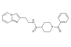 1-benzoyl-N-(2-imidazo[1,2-a]pyridin-2-ylethyl)isonipecotamide