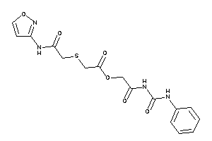 2-[[2-(isoxazol-3-ylamino)-2-keto-ethyl]thio]acetic Acid [2-keto-2-(phenylcarbamoylamino)ethyl] Ester