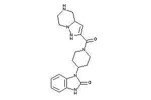 3-[1-(1,3a,4,5,6,7-hexahydropyrazolo[1,5-a]pyrazine-2-carbonyl)-4-piperidyl]-1H-benzimidazol-2-one
