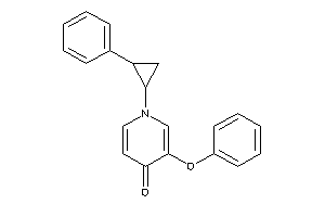 3-phenoxy-1-(2-phenylcyclopropyl)-4-pyridone