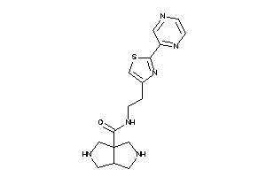 N-[2-(2-pyrazin-2-ylthiazol-4-yl)ethyl]-2,3,3a,4,5,6-hexahydro-1H-pyrrolo[3,4-c]pyrrole-6a-carboxamide