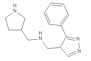 (3-phenyl-4H-pyrazol-4-yl)methyl-(pyrrolidin-3-ylmethyl)amine