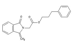 2-(1-keto-3-methylene-isoindolin-2-yl)acetic Acid 3-phenylpropyl Ester