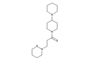 3-(oxazinan-2-yl)-1-(4-piperidinopiperidino)propan-1-one