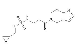 3-(cyclopropylmethylsulfamoylamino)-1-(6,7-dihydro-4H-thieno[3,2-c]pyridin-5-yl)propan-1-one