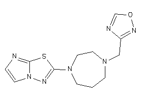 3-[(4-imidazo[2,1-b][1,3,4]thiadiazol-2-yl-1,4-diazepan-1-yl)methyl]-1,2,4-oxadiazole