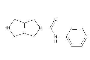 N-phenyl-3,3a,4,5,6,6a-hexahydro-1H-pyrrolo[3,4-c]pyrrole-2-carboxamide