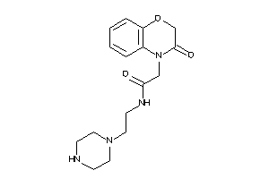 2-(3-keto-1,4-benzoxazin-4-yl)-N-(2-piperazinoethyl)acetamide