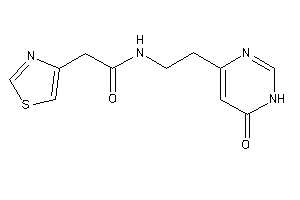 N-[2-(6-keto-1H-pyrimidin-4-yl)ethyl]-2-thiazol-4-yl-acetamide