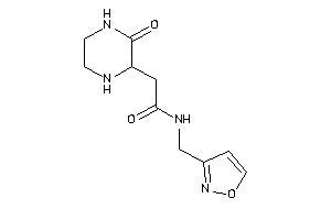 N-(isoxazol-3-ylmethyl)-2-(3-ketopiperazin-2-yl)acetamide