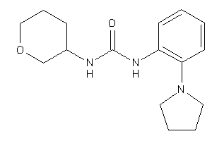 1-(2-pyrrolidinophenyl)-3-tetrahydropyran-3-yl-urea
