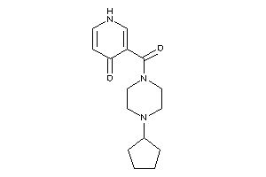 3-(4-cyclopentylpiperazine-1-carbonyl)-4-pyridone