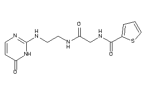 N-[2-keto-2-[2-[(6-keto-1H-pyrimidin-2-yl)amino]ethylamino]ethyl]thiophene-2-carboxamide