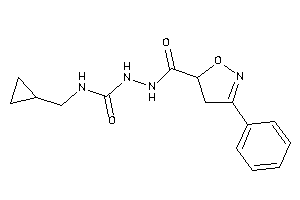 1-(cyclopropylmethyl)-3-[(3-phenyl-2-isoxazoline-5-carbonyl)amino]urea