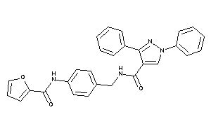 N-[4-(2-furoylamino)benzyl]-1,3-diphenyl-pyrazole-4-carboxamide