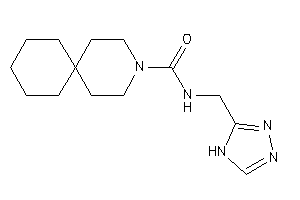 N-(4H-1,2,4-triazol-3-ylmethyl)-3-azaspiro[5.5]undecane-3-carboxamide