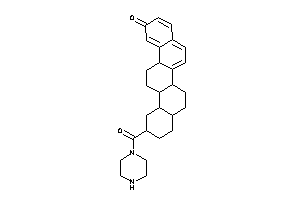 Image of 11-(piperazine-1-carbonyl)-6b,7,8,8a,9,10,11,12,12a,13,14,14a-dodecahydro-6aH-picen-2-one