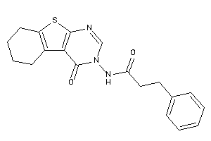 N-(4-keto-5,6,7,8-tetrahydrobenzothiopheno[2,3-d]pyrimidin-3-yl)-3-phenyl-propionamide