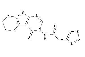 N-(4-keto-5,6,7,8-tetrahydrobenzothiopheno[2,3-d]pyrimidin-3-yl)-2-thiazol-4-yl-acetamide