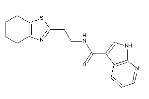 N-[2-(4,5,6,7-tetrahydro-1,3-benzothiazol-2-yl)ethyl]-1H-pyrrolo[2,3-b]pyridine-3-carboxamide