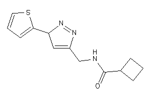 N-[[3-(2-thienyl)-3H-pyrazol-5-yl]methyl]cyclobutanecarboxamide