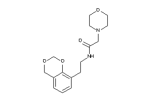 N-[2-(4H-1,3-benzodioxin-8-yl)ethyl]-2-morpholino-acetamide