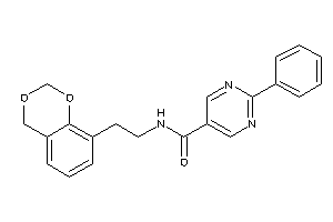 N-[2-(4H-1,3-benzodioxin-8-yl)ethyl]-2-phenyl-pyrimidine-5-carboxamide