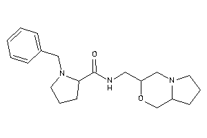 Image of N-(3,4,6,7,8,8a-hexahydro-1H-pyrrolo[2,1-c][1,4]oxazin-3-ylmethyl)-1-benzyl-pyrrolidine-2-carboxamide