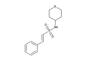 2-phenyl-N-tetrahydrothiopyran-4-yl-ethenesulfonamide