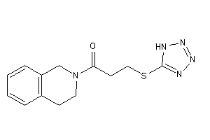 1-(3,4-dihydro-1H-isoquinolin-2-yl)-3-(1H-tetrazol-5-ylthio)propan-1-one