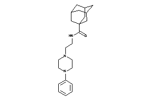 Image of N-[2-(4-phenylpiperazino)ethyl]adamantane-1-carboxamide