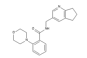 2-morpholino-N-(1-pyrindan-3-ylmethyl)benzamide