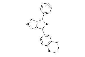 1-(2,3-dihydro-1,4-benzodioxin-7-yl)-3-phenyl-1,2,3,3a,4,5,6,6a-octahydropyrrolo[3,4-c]pyrrole