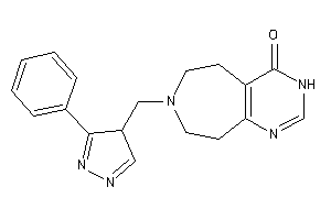 7-[(3-phenyl-4H-pyrazol-4-yl)methyl]-5,6,8,9-tetrahydro-3H-pyrimido[4,5-d]azepin-4-one