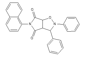 5-(1-naphthyl)-2,3-diphenyl-3a,6a-dihydro-3H-pyrrolo[3,4-d]isoxazole-4,6-quinone