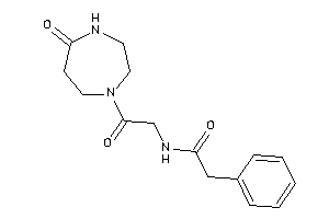 N-[2-keto-2-(5-keto-1,4-diazepan-1-yl)ethyl]-2-phenyl-acetamide