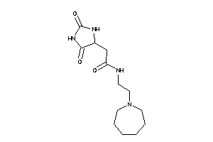 N-[2-(azepan-1-yl)ethyl]-2-(2,5-diketoimidazolidin-4-yl)acetamide