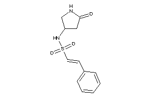 N-(5-ketopyrrolidin-3-yl)-2-phenyl-ethenesulfonamide