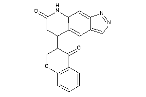 5-(4-ketochroman-3-yl)-5,6,8,8a-tetrahydropyrazolo[4,3-g]quinolin-7-one