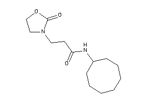 N-cyclooctyl-3-(2-ketooxazolidin-3-yl)propionamide