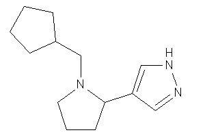 4-[1-(cyclopentylmethyl)pyrrolidin-2-yl]-1H-pyrazole