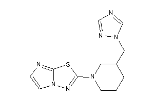 2-[3-(1,2,4-triazol-1-ylmethyl)piperidino]imidazo[2,1-b][1,3,4]thiadiazole